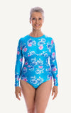 Bridget Cap Sleeve One Piece Swimsuit | Leopard